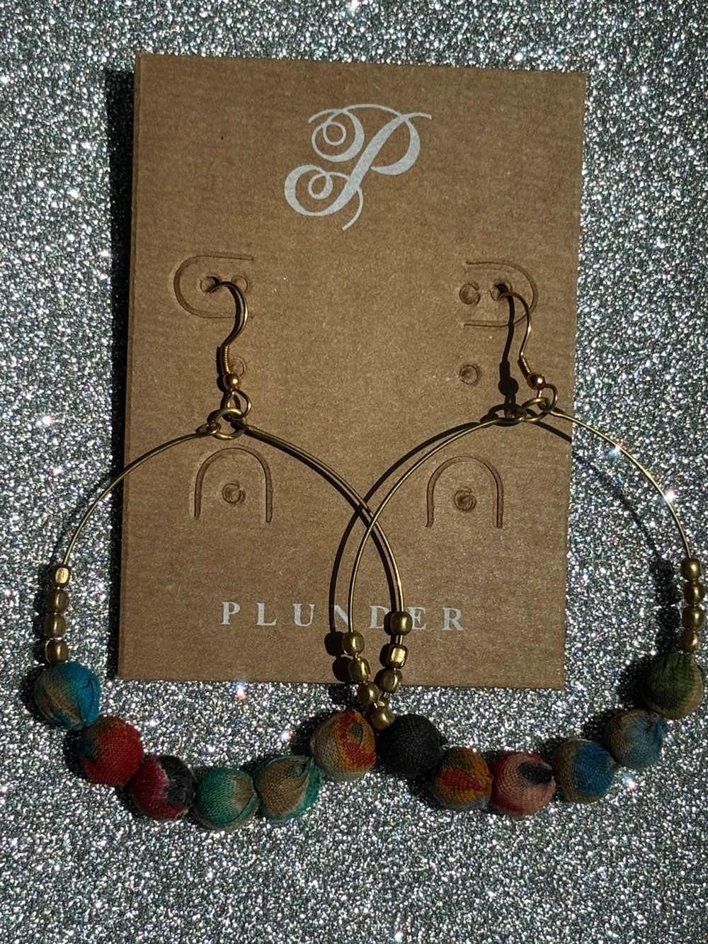 ⭐️Boho Beads Hoop Plunder Earrings NEW⭐️